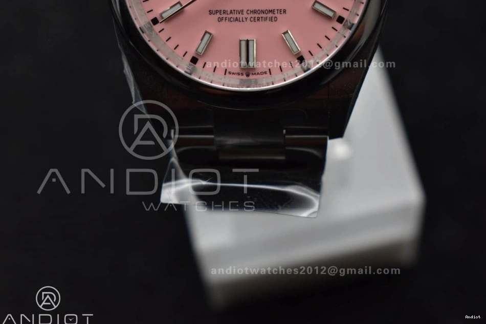 Best Perpetual Dial 126000 Clean 36mm 1:1 Pink Edition Steel VR3230 Oyster 904L 0513